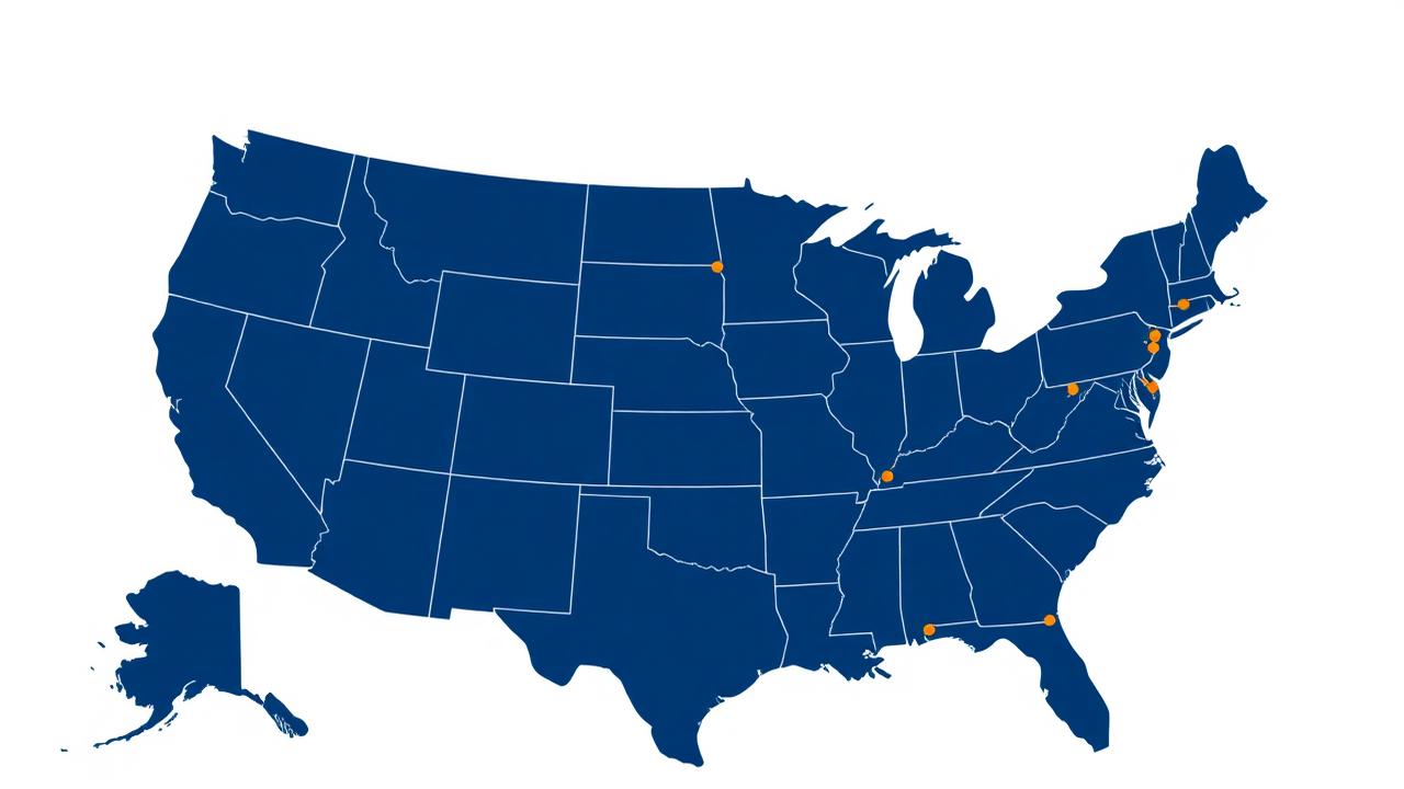U.S. coverage map